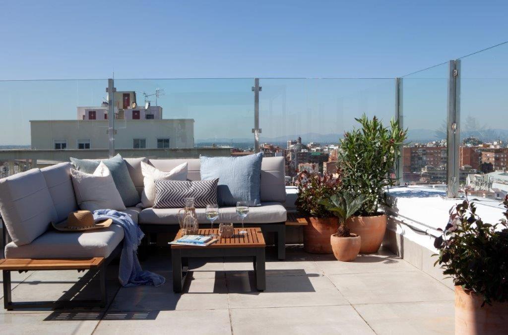 Wishome - Atico Con Espectacular Terraza En Bernabeu Madrid Buitenkant foto